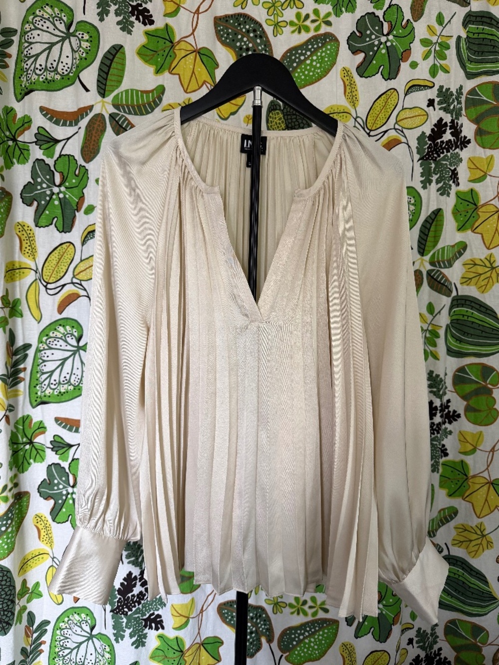INC International Concepts Pleated Blouse XL